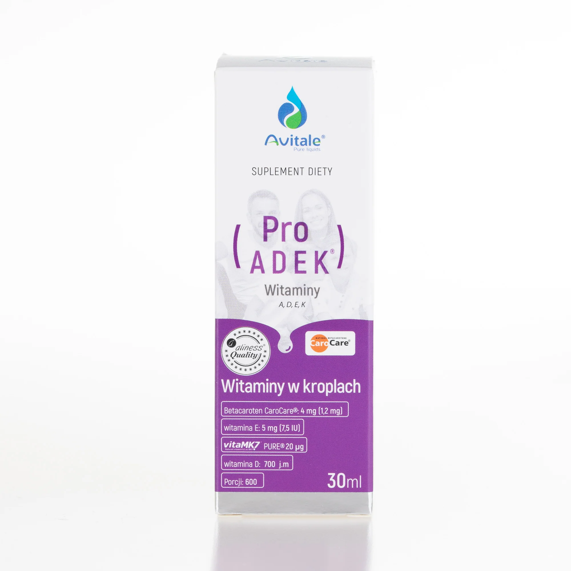 Avitale liquid Vitamin Pro ADEK drops, fat soluble vitamins, 30ml, in drops Aliness - Image 3