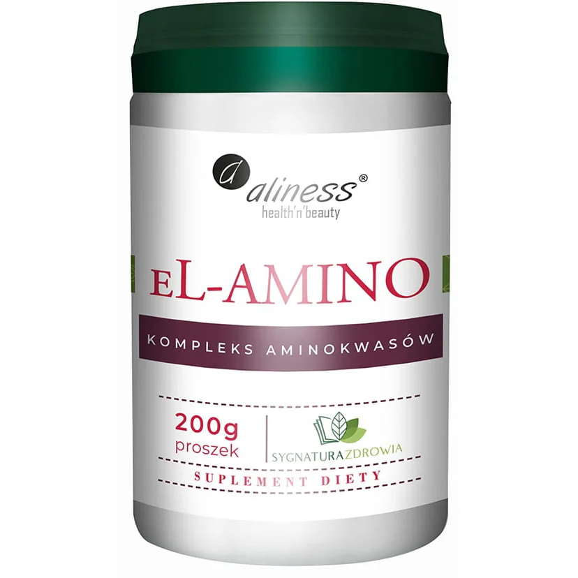 eL-AMINO Amino acid complex, natural flavour, powder 200g - Image 4