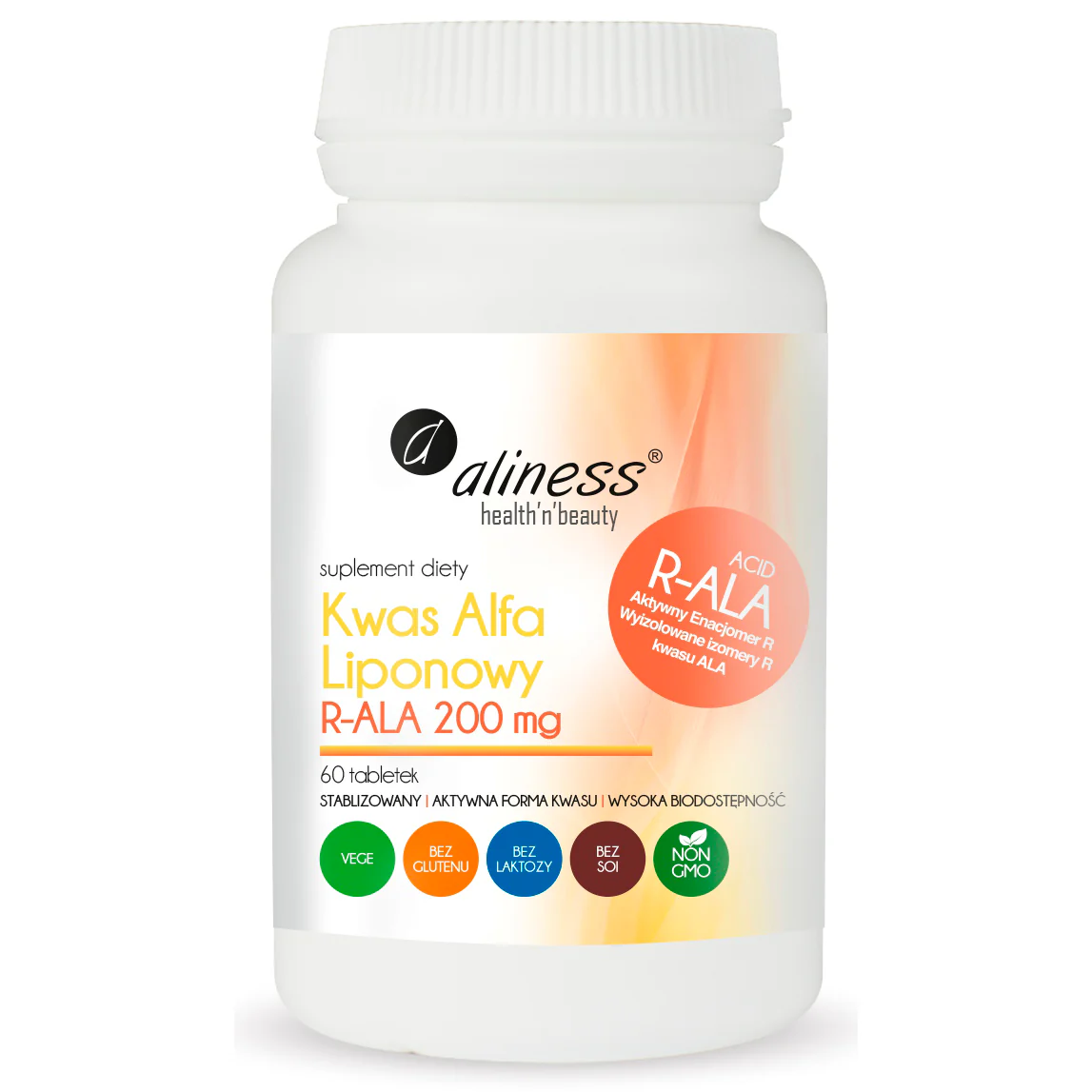 Alpha Lipoic Acid R-AlA, 200mg, 60 tablets - Image 3