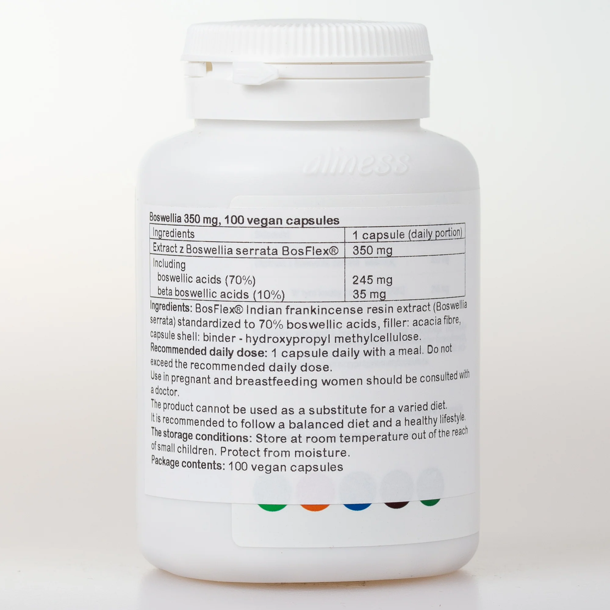 Boswellia 350 mg, 100 vegan capsules - Image 2