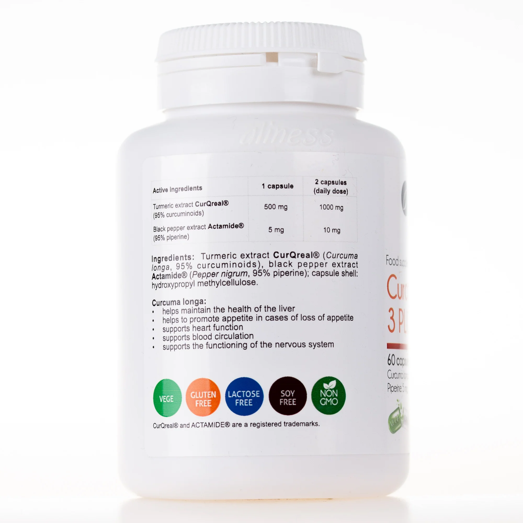 Curcumin 3 Plus, 60 vegan capsules - Image 8