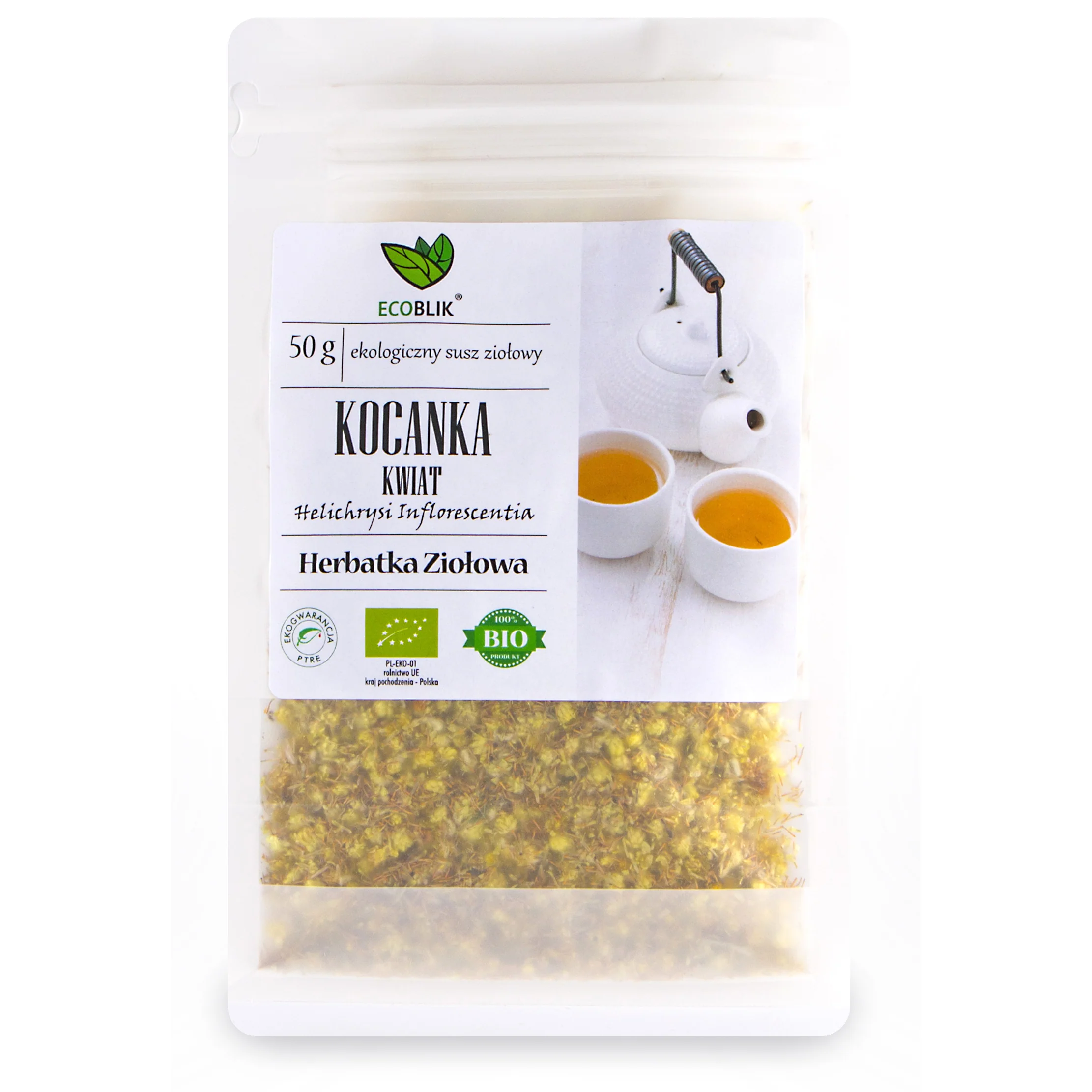 EcoBlik Helichrysi inflorescentia, 50g, Kocanka