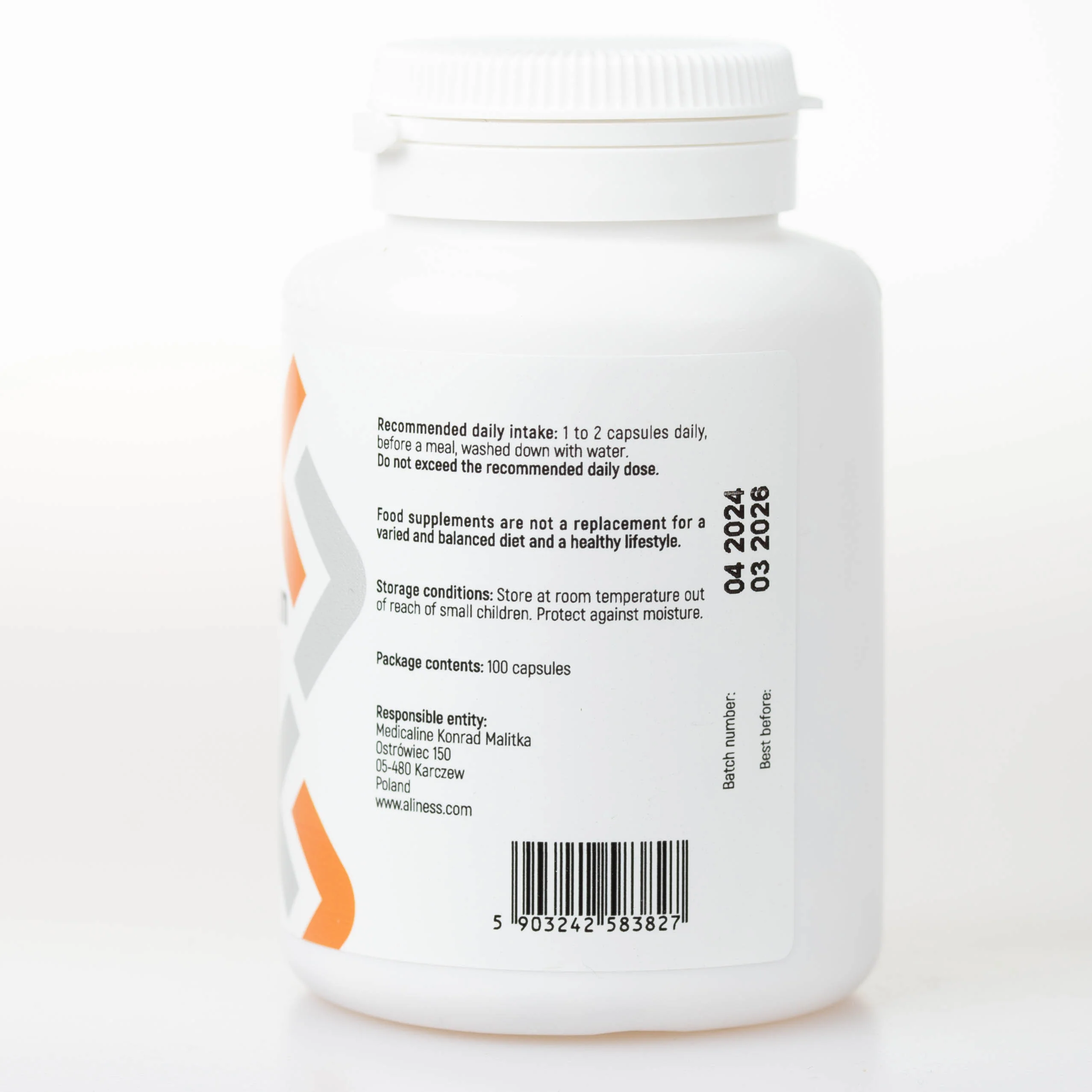 Goat Colostrum, 100 capsules, Capra Certified, 28% Immuno Globulines (IG) - Image 4