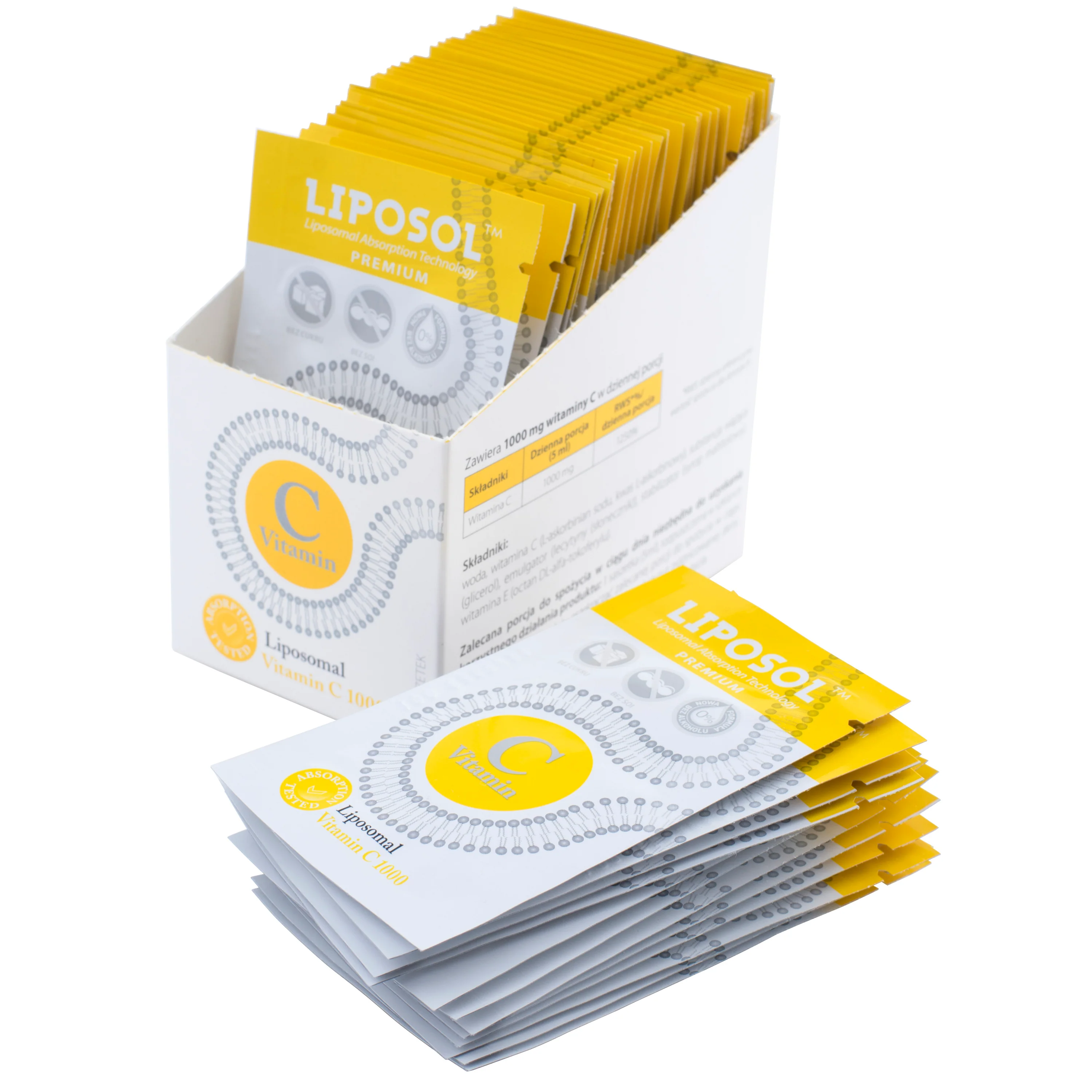 40 sachets of Liposomal Vitamin C 1000mg, Liposol - Image 7