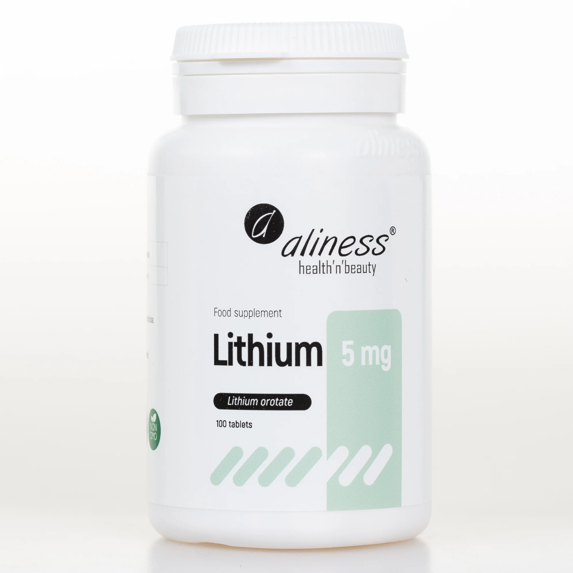 Lithium Orotate 5mg, 100 vegan tablets