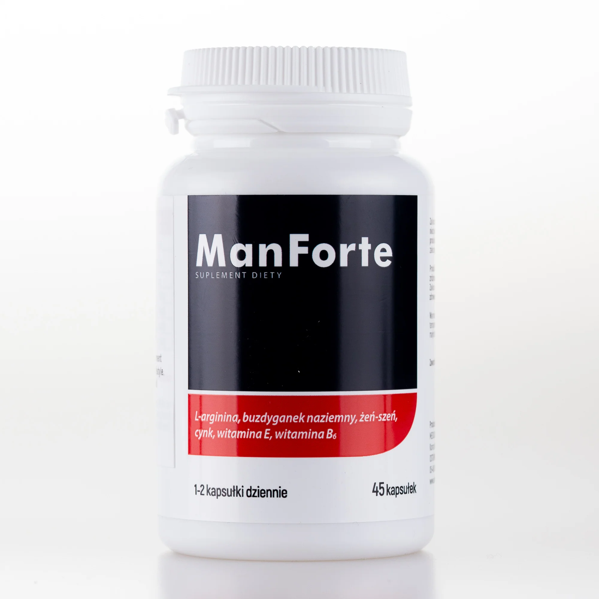 ManForte, sexual health and fertility supplement, 60 vegan capsules - Image 2