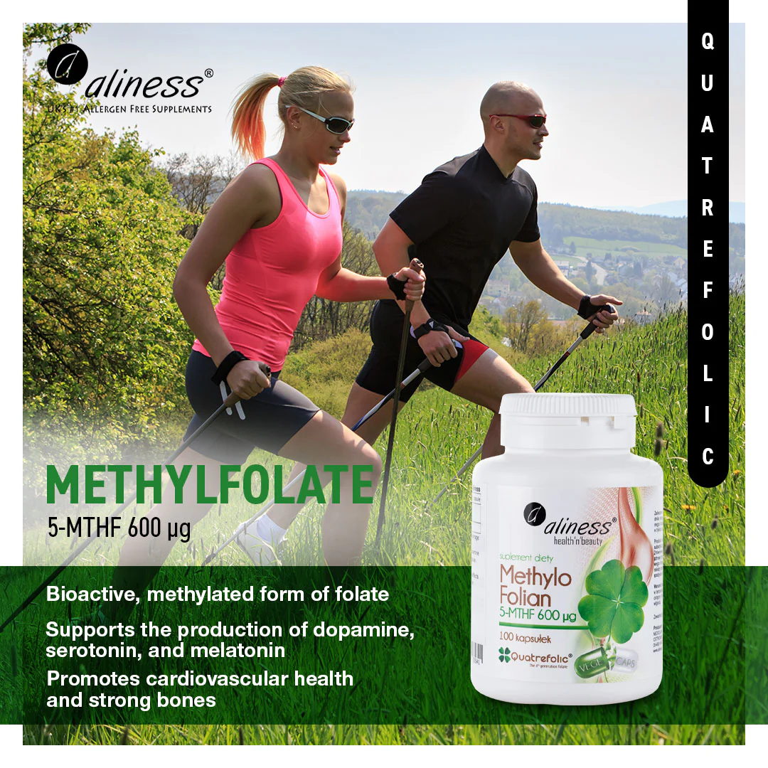 Methylfolate, 5-MTHF 600 µg, 100 vegan capsules - Image 4