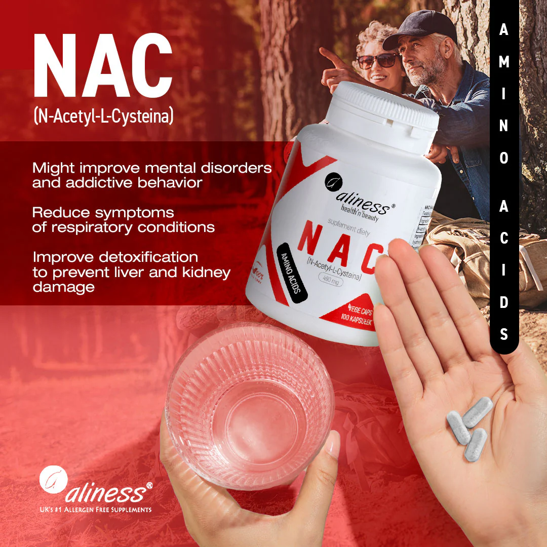 NAC 500mg capsules, N-Acetyl-L-Cysteine, 100 vegan capsules - Image 6
