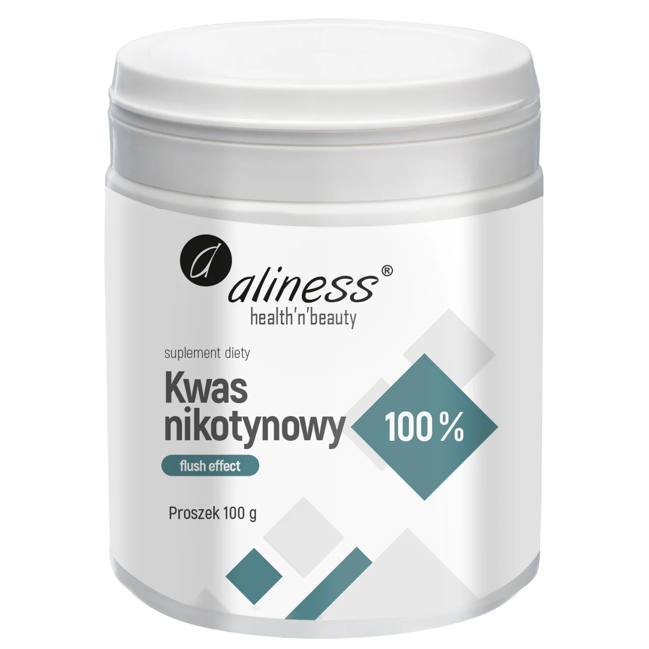Nicotinic acid powder, pure 100%, flush effect, 100g powder