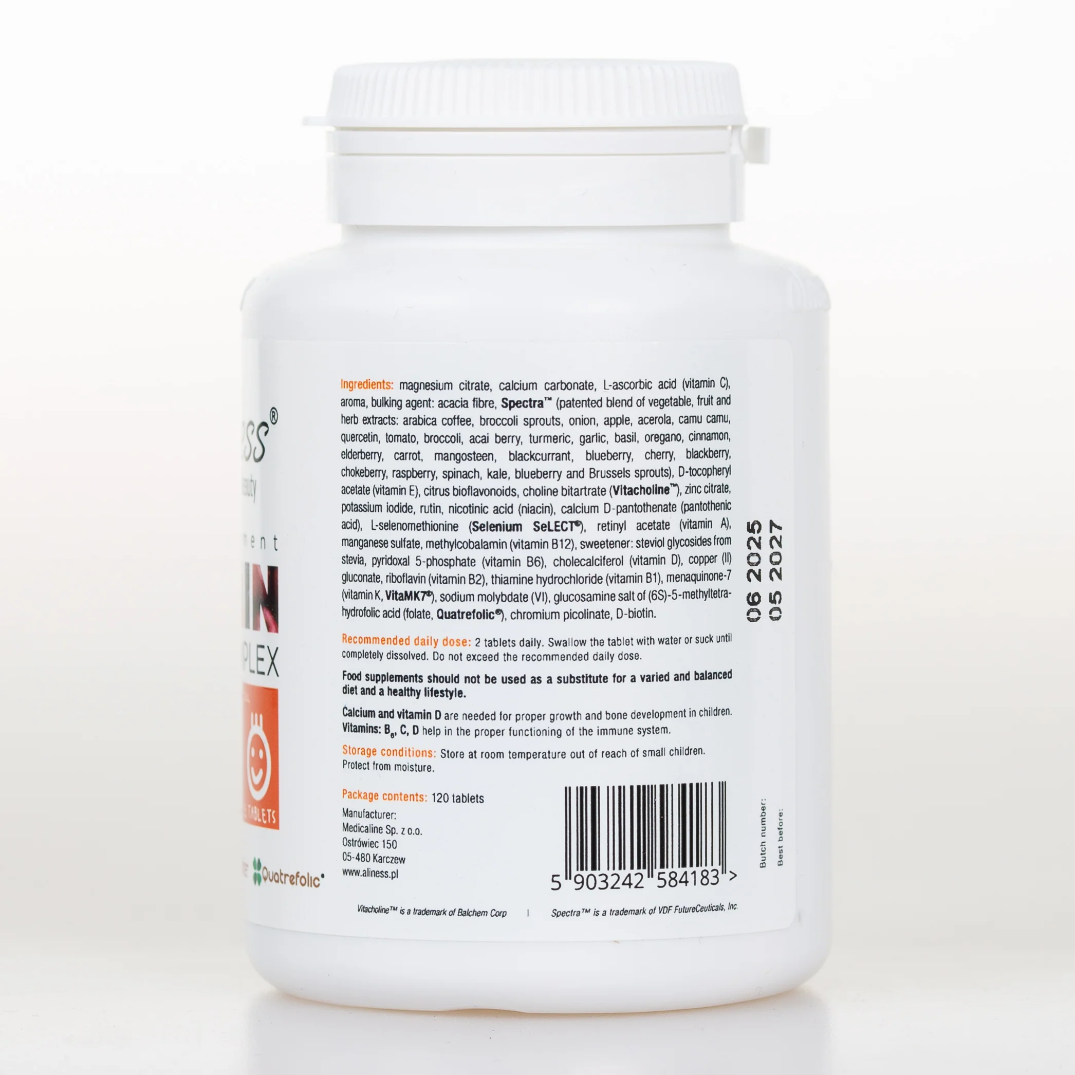 Premium Vitamin Complex for children, 120 tablets - Image 3