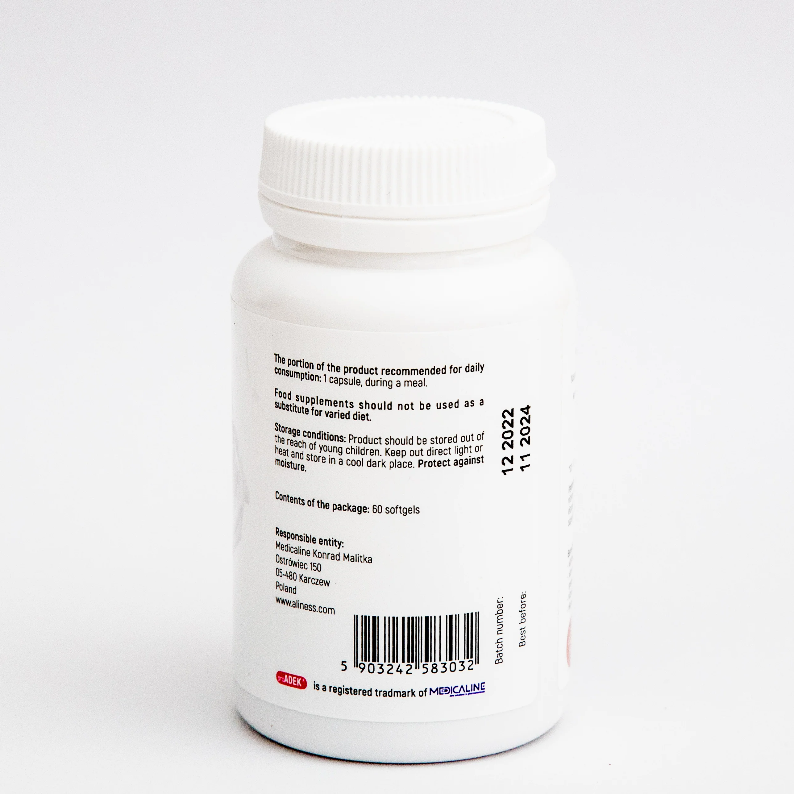 Pro ADEK®, vitamins A, D, E, K, fat soluble vitamins, 60 capsules, DAKE, D3, K2 MK7 - Image 4