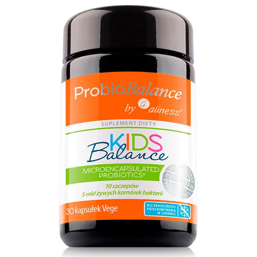 ProbioBalance Kids probiotics & prebiotics, vegan capsules. Aliness Vegan Probiotics - Image 3