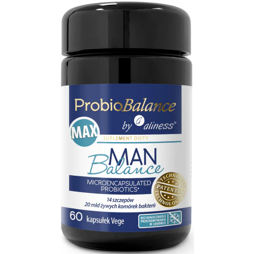 ProbioBalance Man probiotics & prebiotics, capsules. Aliness Vegan Probiotics - Image 3