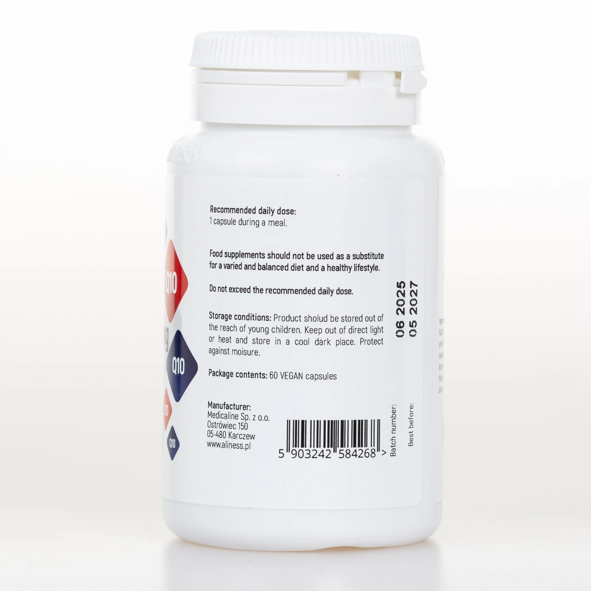 UbiquinoL KANEKA Natural Coenzyme Q10 100 mg, 60 vegan capsules, CoQ10, UbichinoL - Image 3